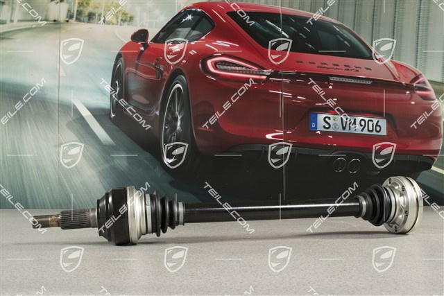 GT4, Półoś napędowa, 6-cio stopniowa manualna skrzynia biegów, R