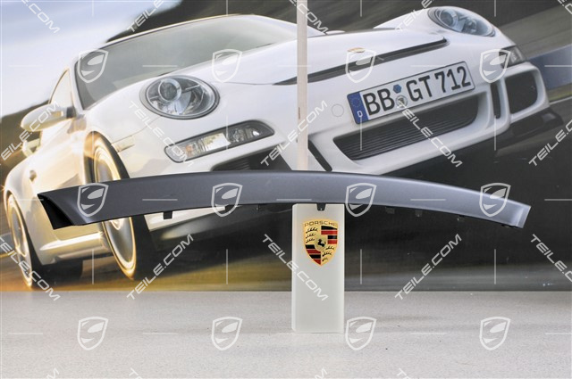 Front bumper disc / trim centre-upper, satin black / Without ACC Front bumper disc / trim centre-upper, satin black / Without ACC