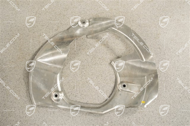 Front axle disc brake protective plate, PCCB, L