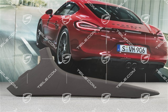 Mittelkonsole, Blende, Leder, seitlich, Espresso, L