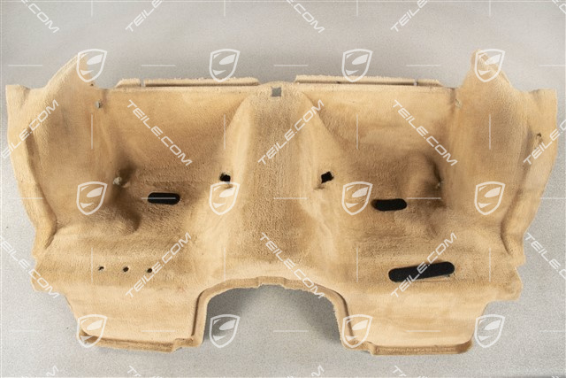 Coupe / Targa, Sitzmulde, Klebeteppich, Sandbeige