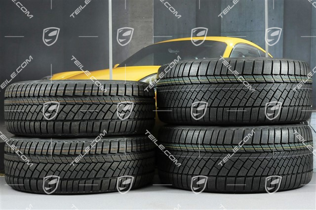 19" Koła zimowe komplet, Cayman S, 8J x 19 ET57 + 9,5J x 19 ET45, opony zimowe Continental WinterContact TS 830P 235/40 R19 + 265/40 R19, bez czujników RDK, SportClassic Exclusive Design