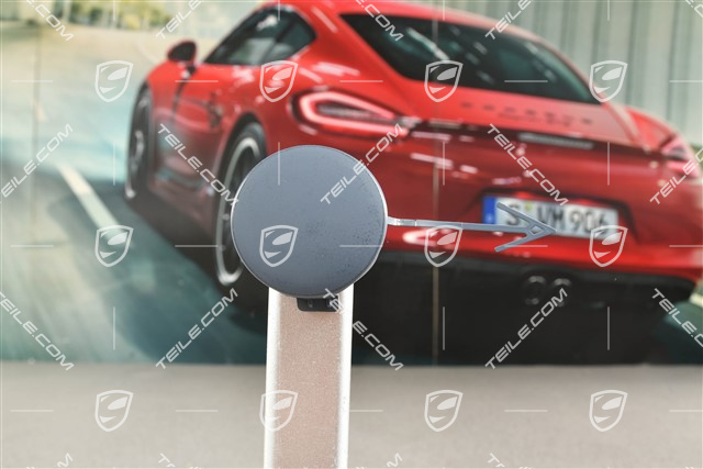 GT4, Front bumper, Towing hook lug cover / cap / trim, Prime coated