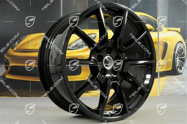 20" Felga "Macan SportDesign" 9J x 20 ET26, czarny wysoki połysk