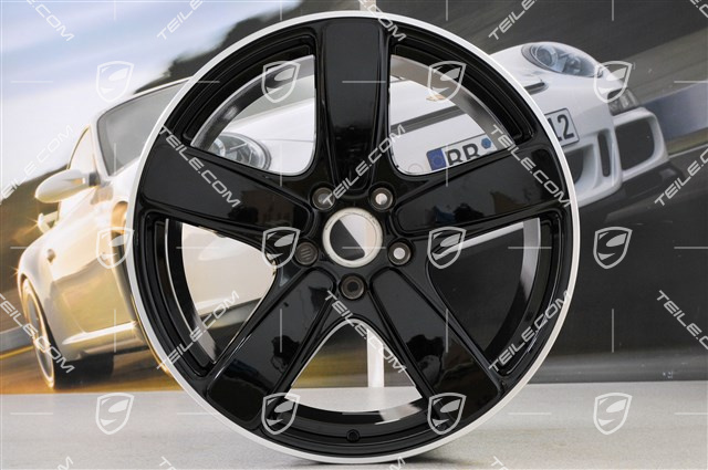 21" Cayenne Sport Classic Felgensatz, 10J x 21 ET50, in Schwarz
