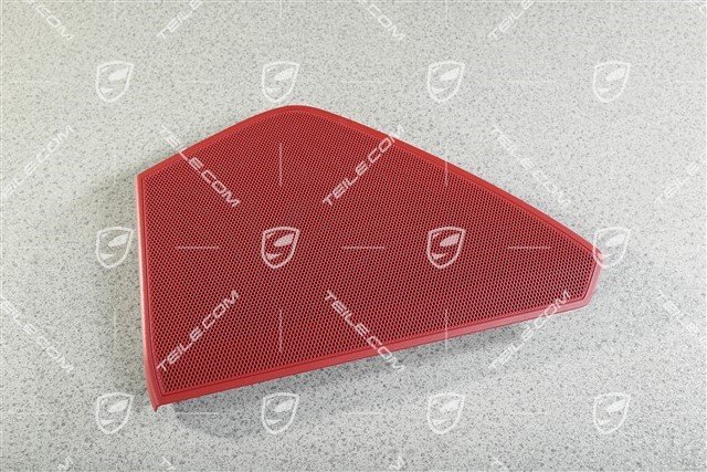 Lautsprecherblende / Tiefton-Lautsprecher, Hintertür, Türverkleidung, Bordeauxrot, R