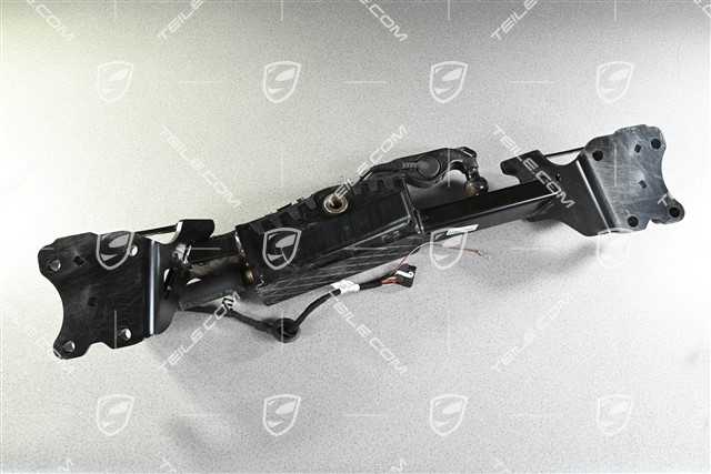 Trailer coupling, electric folding