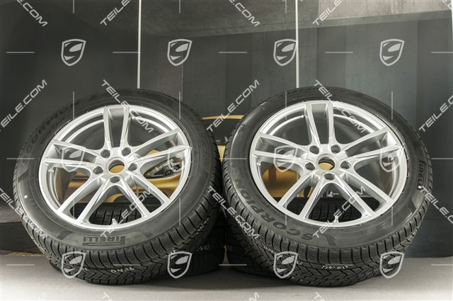 20-inch Cayenne COUPE Sport winter wheel set, rims 9J x 20 ET50 + 10,5J x 20 ET55 + NEW Pirelli winter tyres 275/45 R20 + 305/40 R20, with TPMS