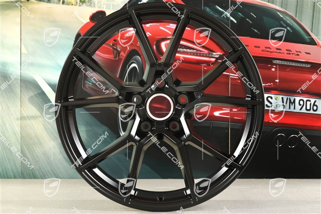 20-inch wheel rim, Cayenne S, 9J x 20 ET50,  black satin-matt