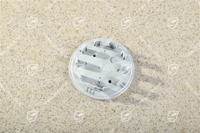 Dekielek koła, wklęsły, z kolorowym herbem, polerowane aluminium