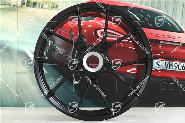 21-inch Carrera GTS lightweight alloy wheel rim, 11,5J x 21 ET67, black satin matt