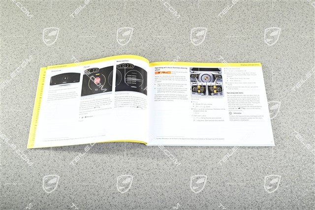 Panamera G3 976 Driver's Manual - Podręcznik/instrukcja obsługi, angielski
