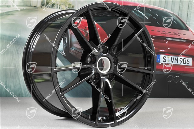 20" Felga Carrera, 11,5J x 20 ET67, do kół letnich, czarny wysoki połysk