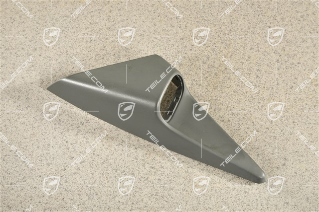 Osłona / blenda drzwi / lusterka, lusterko sterowane elektrycznie, szara, L