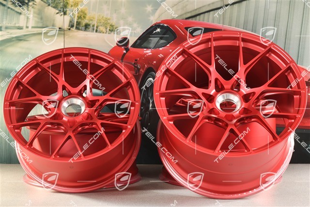 20"+21" GT3RS Felgen Satz, 10J x 20 ET45 + 13J x 21 ET31, Pyrored