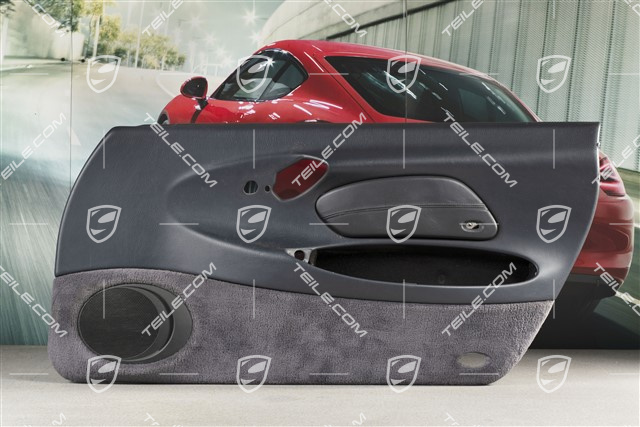 Türverkleidung mit Airbagblende, Klangpaket, Kunstleder, Metropolblau, R