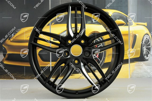 20" Felge, Sport Design, 8,5J x 20 ET51, in Schwarz Seidenmatt