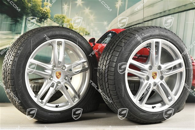 19" Panamera TURBO koła zimowe, komplet, felgi 9J x 19 ET 60 + 10J x 19 ET61 + opony zimowe 255/45 R19 + 285/40 R19