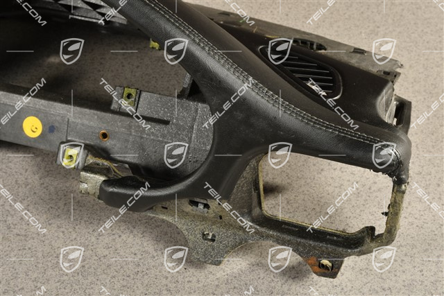 Dashboard, upper part, leather black, Sport-Chrono, UK-Version / RL, damaged
