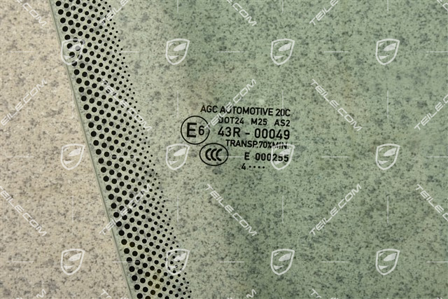 Door window glass, R