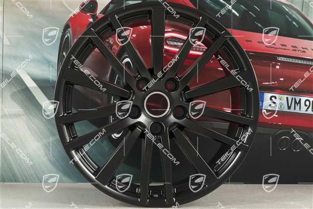 20-inch wheel rim Panamera Design, 11,5J x 20 ET68, black satin matt