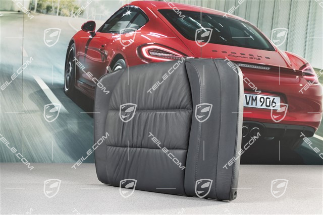 Notsitzrückenlehne, Raffleder, metropolblau, Coupe, R