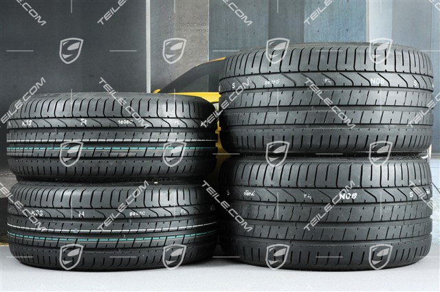 20" Koła letnie, komplet Turbo Sport III do 991.2 GTS, centralne mocowanie, felgi 9J x 20 ET51 + 12J x 20 ET63 + opony letnie 245/35 ZR20 + 305/30 ZR20, czarny satynowy mat