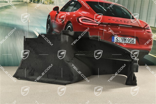 Kofferraumabdeckung / Seitenwandverkleidung, Schwarz, R