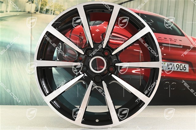 20" wheel Carrera Classic II, 11J x 20 ET52, black high gloss
