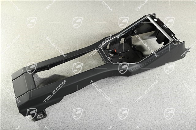 Mittelkonsole schwarzes Leder