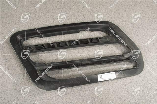 Frame air exhaust, black, L