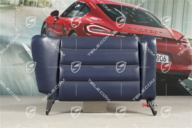 Back seat backrest, Cabrio, Leatherette, Cobalt blue, R