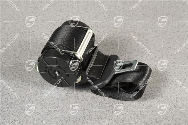 Sicherheitsgurt, hinten, Cabrio/Targa, schwarz, R
