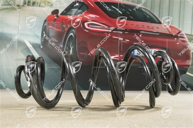 Schraubenfeder Set, HA, KENN Blau, Dunkelrot