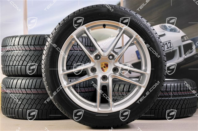19" Panamera TURBO II Winterräder Satz, Felgen 9J x 19 ET 60 + 10J x 19 ET61 + NEUE Reifen Continental, 255/45 R19+285/40 R19, ohne RDK