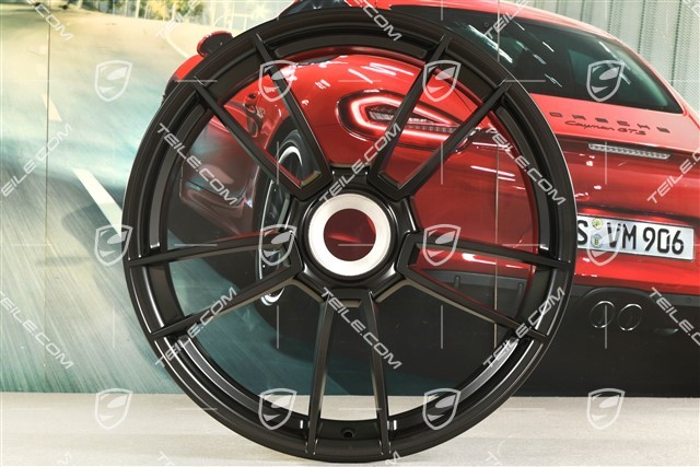 20" Turbo S Felge, 8,5J x 20 ET50, in Schwarz Seidenmatt