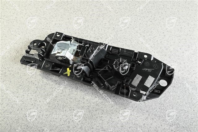 Innenbetaetigung / Hebel, Schwarz-matt / Galvanosilber, R