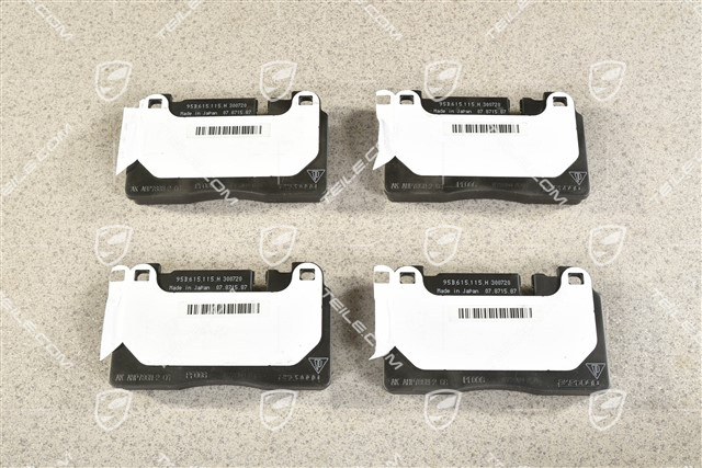 Bremsbelag Reparatursatz, VA, für Bremssattel Schwarz