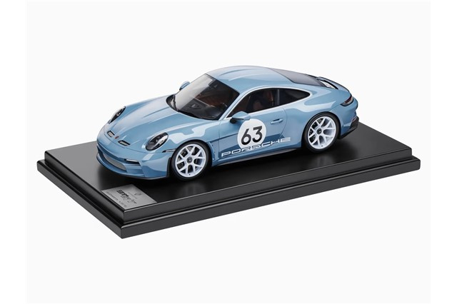 911 S/T 992, shore blue metallic, wnętrzne cognac, 1:12, edycja limitowana / 300 szt.