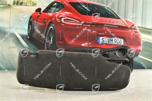 Sonnenblende, Spiegel beleuchtet, Alcantara Schwarz, L