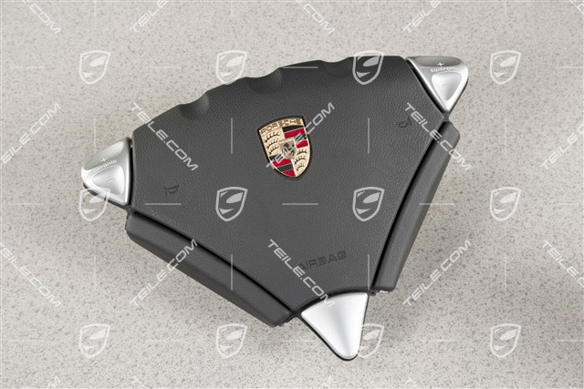 Airbag-Einheit, Kunststoff, Tiptronic S, Schwarz