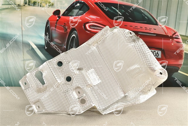 Heat protection / shield, rear, L