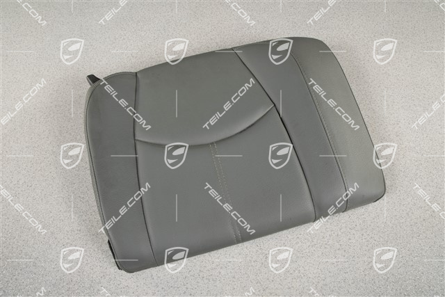 Back seat backrest, Coupe/Targa, Leatherette, Stone grey, R