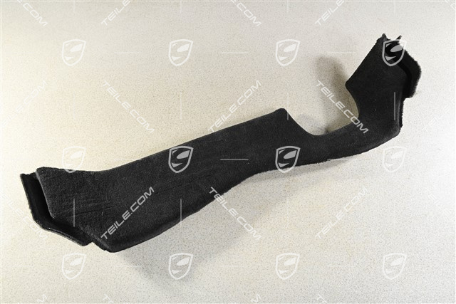 Bodenbelag / Teppich für hintere Gepäckraumwand, Schwarz