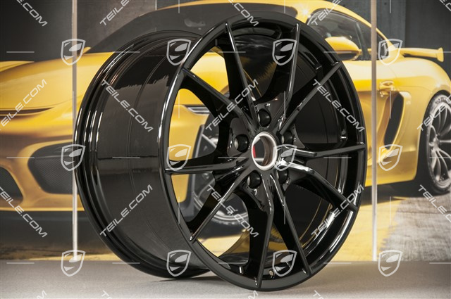 20" Felge Carrera S (IV), 11J x 20 ET78, für Winterbetrieb, C2/C2S, schwarz hochglanz