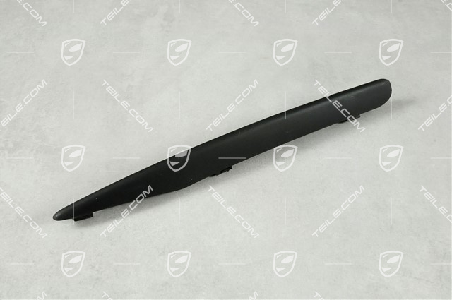 Front bumper Retaining frame lower cover, black satin, lower, R Front bumper Retaining frame lower cover, black satin, lower, R