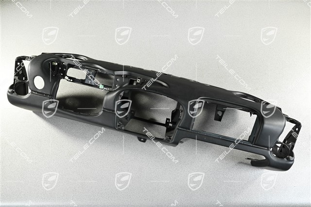 Dashboard, glove compartment, leather-look, Black, (damaged fixings)