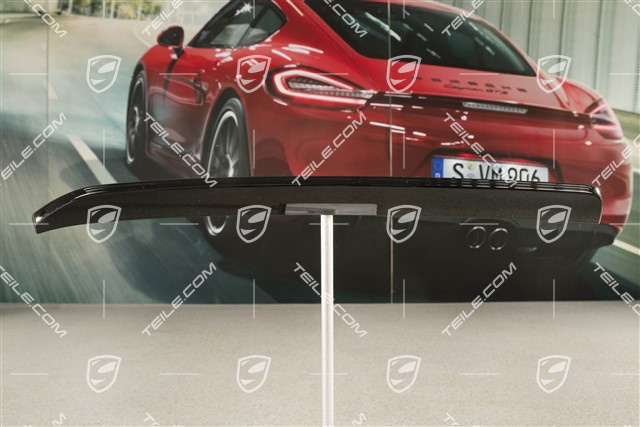 Sport Design, Lamelka / blenda kratki zderzaka, środkowa, Real Top View, czarna, L