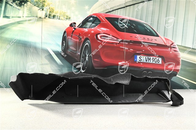 Verkleidung, Targa Verdeckkasten Schwarz, R