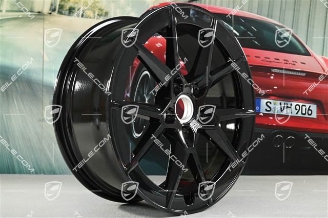 20" Carrera S Felge, 8,5J x 20 ET50, schwarz hochglanz